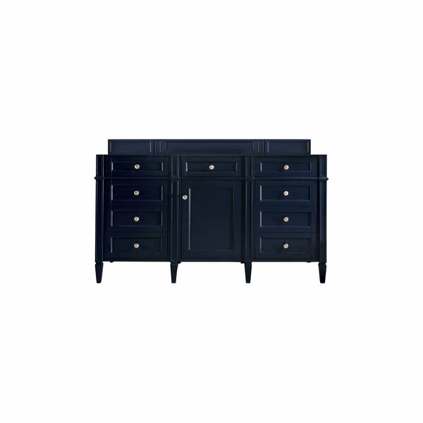 James Martin Vanities Brittany 60in Single Vanity Cabinet, Victory Blue 650-V60S-VBL